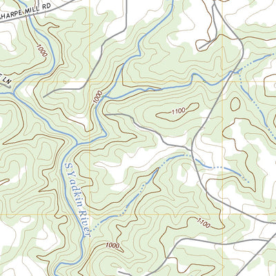 United States Geological Survey Hiddenite, NC (2022, 24000-Scale) digital map