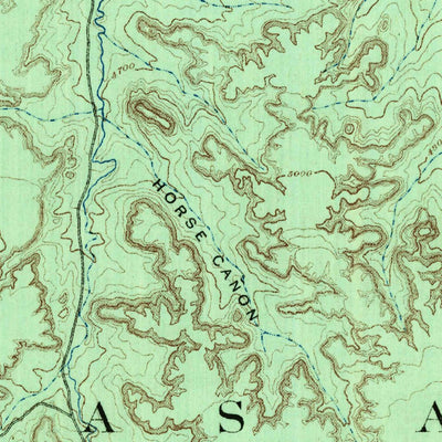 United States Geological Survey Higbee, CO (1891, 125000-Scale) digital map