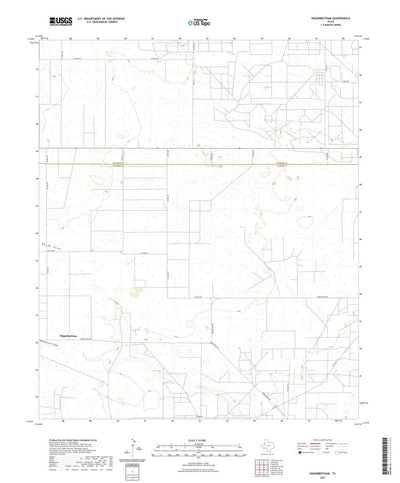United States Geological Survey Higginbotham, TX (2022, 24000-Scale) digital map