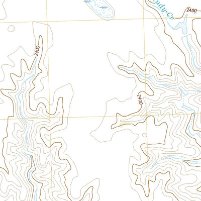 United States Geological Survey High Elk Hill, SD (2021, 24000-Scale) digital map