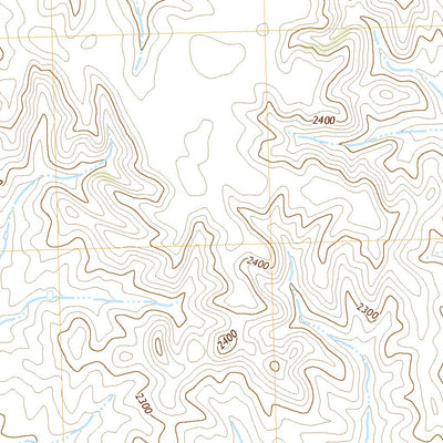 United States Geological Survey High Elk Hill, SD (2021, 24000-Scale) digital map