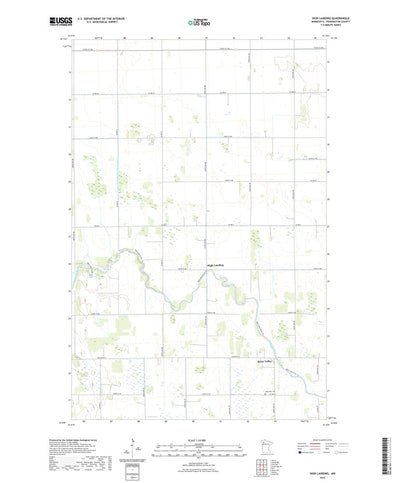United States Geological Survey High Landing, MN (2022, 24000-Scale) digital map