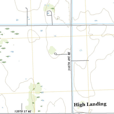 United States Geological Survey High Landing, MN (2022, 24000-Scale) digital map