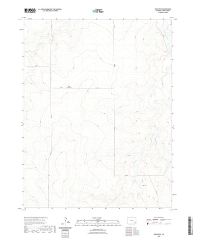United States Geological Survey High Rock, CO (2022, 24000-Scale) digital map