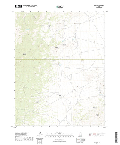 United States Geological Survey High Rock, UT (2020, 24000-Scale) digital map