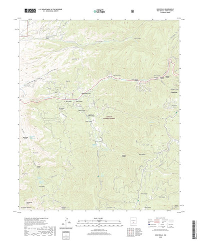United States Geological Survey High Rolls, NM (2020, 24000-Scale) digital map