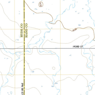 United States Geological Survey Highmore SE, SD (2021, 24000-Scale) digital map