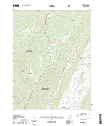 United States Geological Survey Hightown, VA (2022, 24000-Scale) digital map