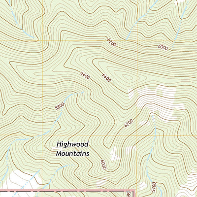 United States Geological Survey Highwood Baldy, MT (2020, 24000-Scale) digital map