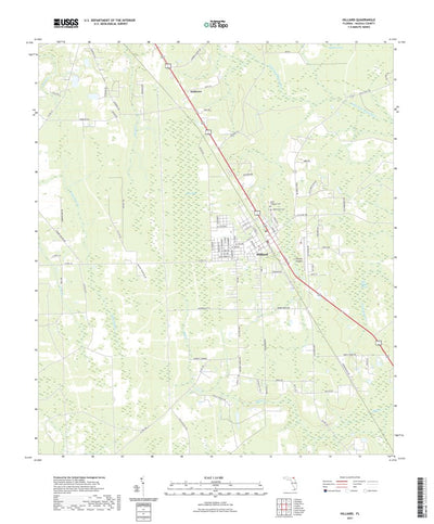 United States Geological Survey Hilliard, FL (2021, 24000-Scale) digital map