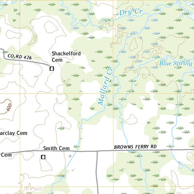 United States Geological Survey Hillsboro, AL (2020, 24000-Scale) digital map