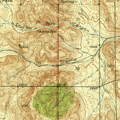 United States Geological Survey Hillsboro, NM (1940, 62500-Scale) digital map