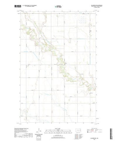 United States Geological Survey Hillsboro NW, ND (2020, 24000-Scale) digital map
