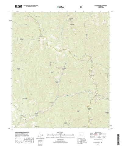 United States Geological Survey Hillsboro Peak, NM (2020, 24000-Scale) digital map