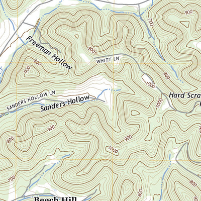 United States Geological Survey Hillsdale, TN (2022, 24000-Scale) digital map