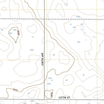 United States Geological Survey Hillsview SE, SD (2021, 24000-Scale) digital map