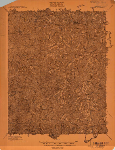 United States Geological Survey Hindman, KY (1912, 48000-Scale) digital map