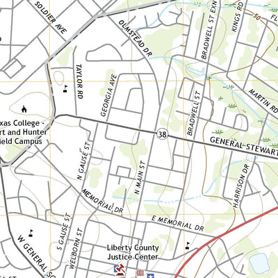United States Geological Survey Hinesville, GA (2020, 24000-Scale) digital map