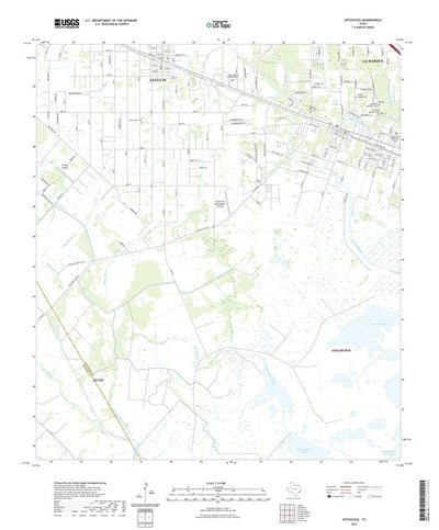 United States Geological Survey Hitchcock, TX (2022, 24000-Scale) digital map