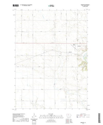 United States Geological Survey Hobarton, IA (2022, 24000-Scale) digital map