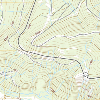 United States Geological Survey Hoffstadt Mountain, WA (2020, 24000-Scale) digital map