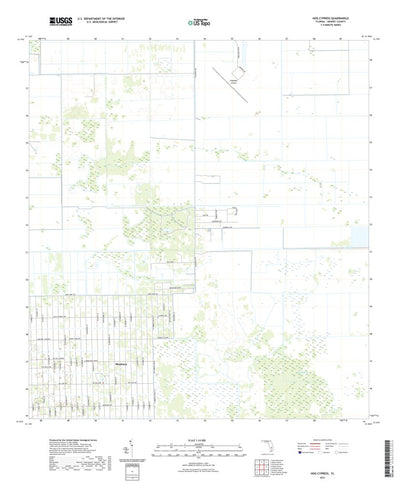 United States Geological Survey Hog Cypress, FL (2021, 24000-Scale) digital map