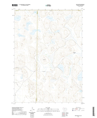 United States Geological Survey Hog Island, NE (2021, 24000-Scale) digital map