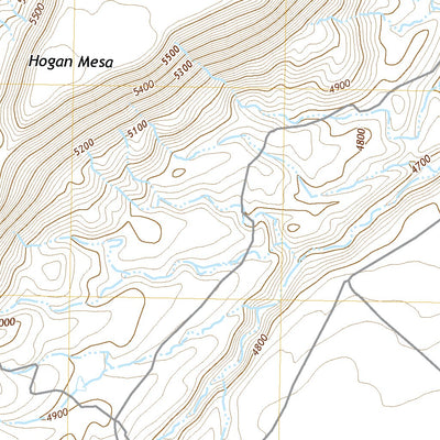 United States Geological Survey Hogan Mesa, UT (2020, 24000-Scale) digital map