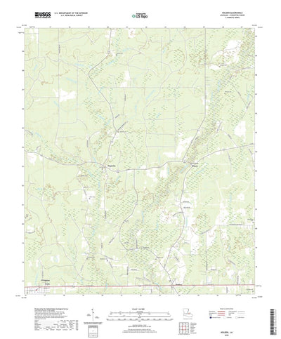 United States Geological Survey Holden, LA (2020, 24000-Scale) digital map