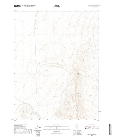 United States Geological Survey Hole In The Wall, NV (2021, 24000-Scale) digital map