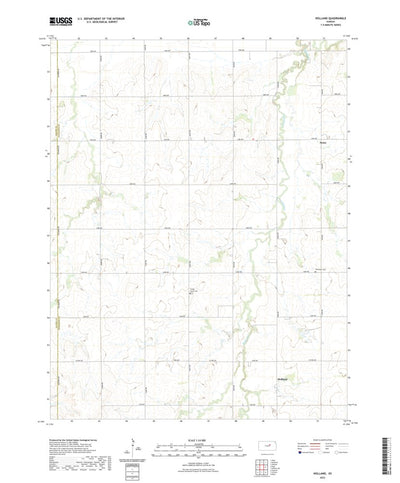 United States Geological Survey Holland, KS (2022, 24000-Scale) digital map
