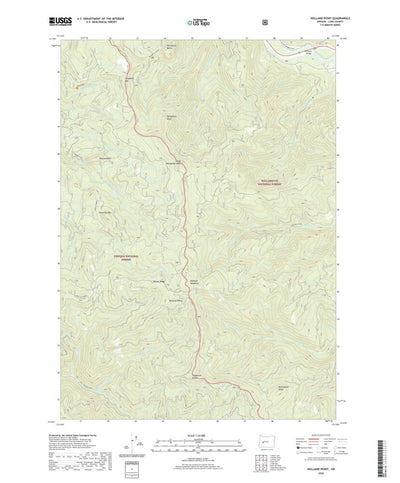 United States Geological Survey Holland Point, OR (2020, 24000-Scale) digital map