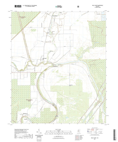United States Geological Survey Holly Bluff, MS (2021, 24000-Scale) digital map