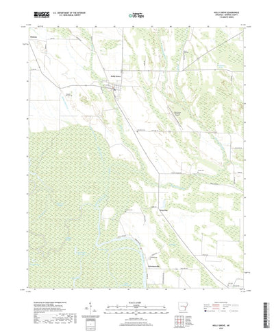 United States Geological Survey Holly Grove, AR (2020, 24000-Scale) digital map