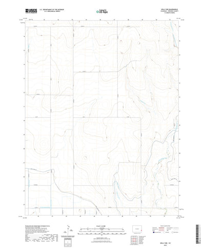 United States Geological Survey Holly NW, CO (2022, 24000-Scale) digital map