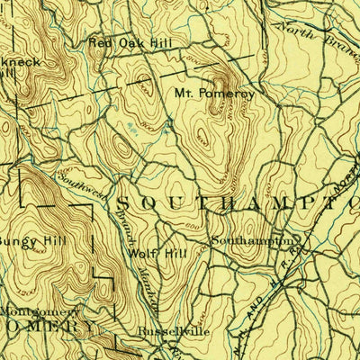 United States Geological Survey Holyoke, MA-CT (1896, 125000-Scale) digital map