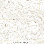 United States Geological Survey Homer Mountain, CA (2021, 24000-Scale) digital map