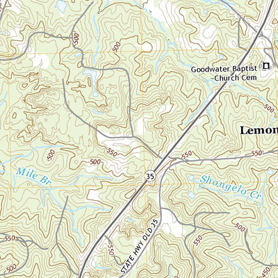 United States Geological Survey Homewood, MS (2021, 24000-Scale) digital map