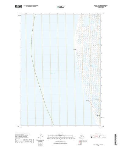 United States Geological Survey Hooper Bay C-4 SE, AK (2020, 25000-Scale) digital map