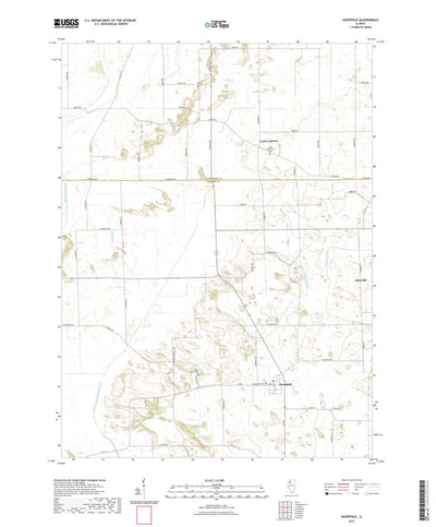 United States Geological Survey Hooppole, IL (2021, 24000-Scale) digital map
