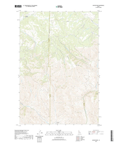 United States Geological Survey Hoover Point, ID (2020, 24000-Scale) digital map