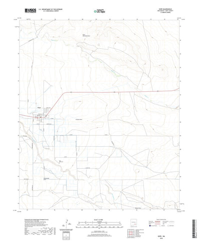 United States Geological Survey Hope, NM (2020, 24000-Scale) digital map