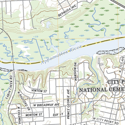 United States Geological Survey Hopewell, VA (2022, 24000-Scale) digital map