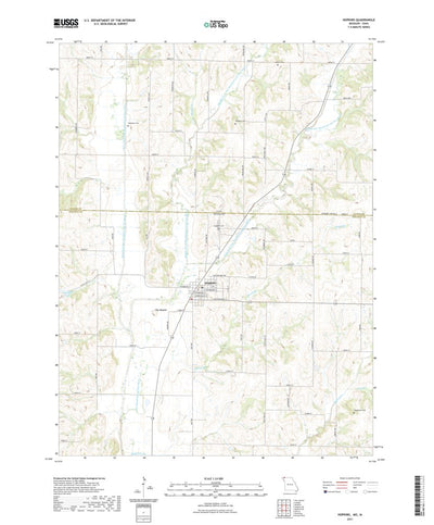 United States Geological Survey Hopkins, MO (2021, 24000-Scale) digital map