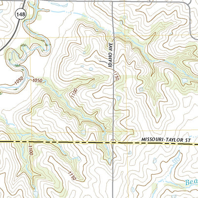 United States Geological Survey Hopkins, MO (2021, 24000-Scale) digital map