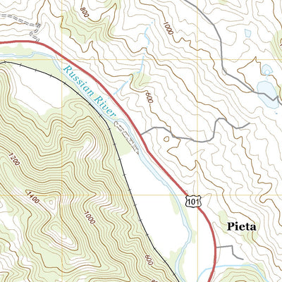 United States Geological Survey Hopland, CA (2021, 24000-Scale) digital map