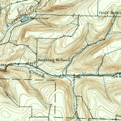 United States Geological Survey Hornell, NY (1915, 62500-Scale) digital map