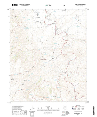 United States Geological Survey Horner Mountain, AZ (2021, 24000-Scale) digital map