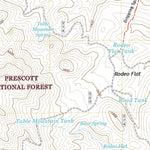 United States Geological Survey Horner Mountain, AZ (2021, 24000-Scale) digital map
