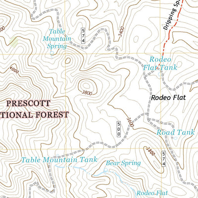 United States Geological Survey Horner Mountain, AZ (2021, 24000-Scale) digital map